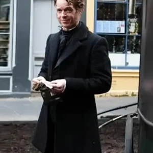 Frankenstein 2025 Nikolaj Lie Kaas Black Coat