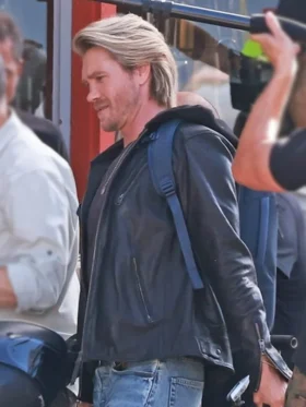 Freakier Friday 2025 Chad Michael Murray Black Jacket Back