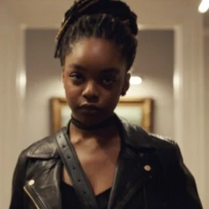G20 2025 Marsai Martin Black Leather Jacket