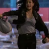 Greenland Migration 2025 Morena Baccarin Black Jacket Side