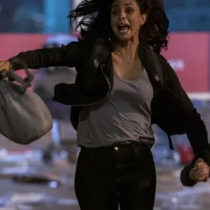 Greenland Migration 2025 Morena Baccarin Black Jacket Side