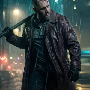 Havoc 2025 Tom Hardy Brown Leather Coat