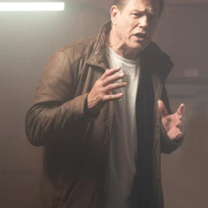 Helloween 2025 Michael Paré Brown Jacket Side