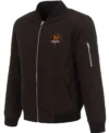 Houston Dynamo FC Black Zipper Bomber Jacket