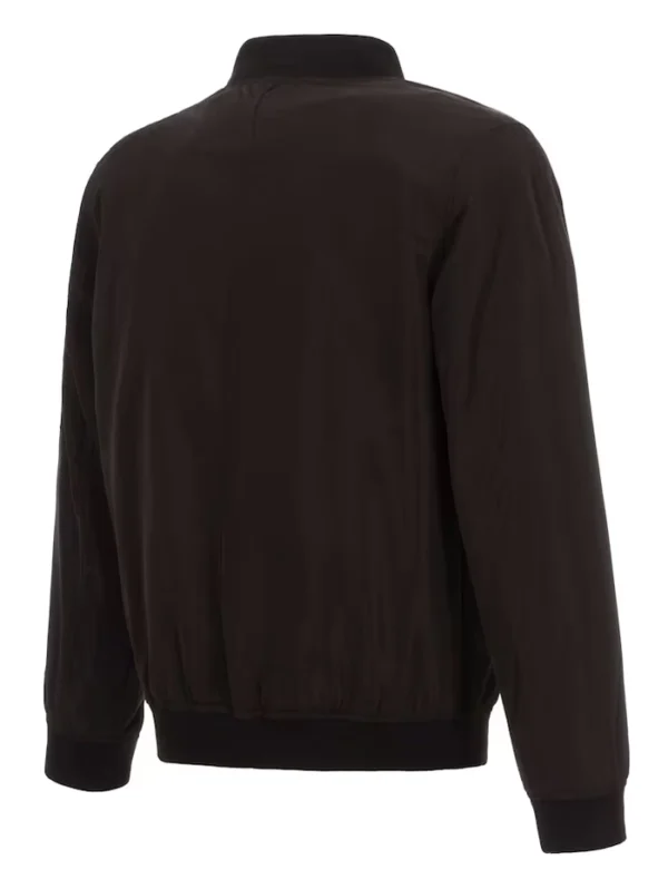 Houston Dynamo FC Black Zipper Bomber Jacket Back