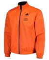 Houston Dynamo FC Orange Zipper Bomber Jacket