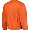 Houston Dynamo FC Orange Zipper Bomber Jacket Back