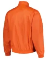 Houston Dynamo FC Orange Zipper Bomber Jacket Back