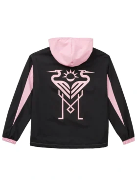 Inter Miami CF Anorak Pull Over Jacket Back