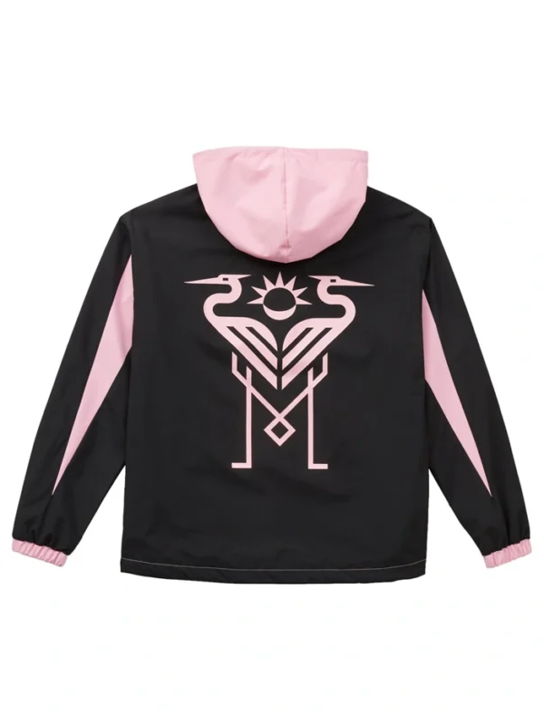 Inter Miami CF Anorak Pull Over Jacket Back