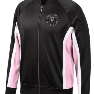 Inter Miami CF Black And Pink Bomber Jacket