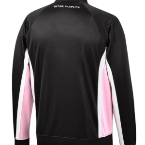 Inter Miami CF Black And Pink Bomber Jacket Back