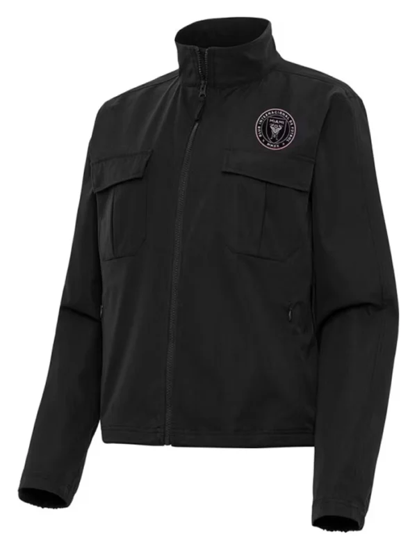 Inter Miami CF Black Zipper Jacket