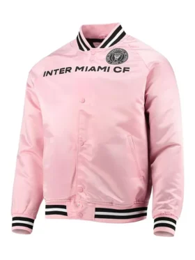 Inter Miami CF Pink Bomber Full Snap Jacket