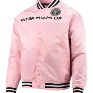Inter Miami CF Pink Bomber Full Snap Jacket