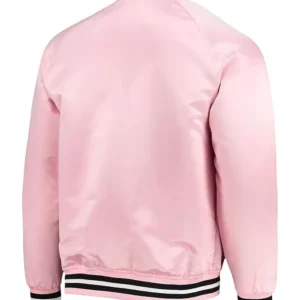 Inter Miami CF Pink Bomber Full Snap Jacket Back