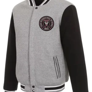 Inter Miami CF Varsity Wool Full Snap Jacket