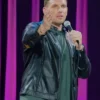 It’s Just Unfortunate 2025 Chris Distefano Leather Jacket Back