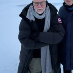 James Gunn Superman Black Puffer Coat