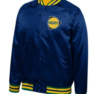 LA Galaxy Satin Bomber Jacket