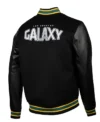 La Galaxy Black Varsity Wool Jacket Back