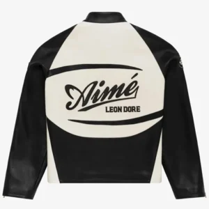 LeBron James Leather Jacket Back