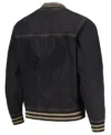 Los Angeles FC Black Bomber Jacket Back