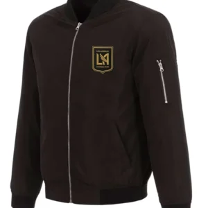 Los Angeles FC Black Bomber Zipper Jacket