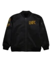 Los Angeles FC Black Satin Bomber Jacket