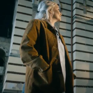 Man with No Past 2025 Charlotte Weston Brown Jacket Side
