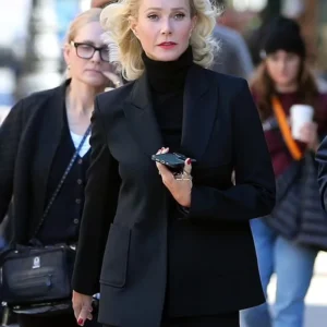 Marty Supreme 2025 Gwyneth Paltrow Black Blazer