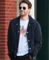Materialists 2025 Chris Evans Blue Jacket Front