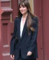 Materialists 2025 Dakota Johnson Black Blazer Front