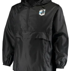 Minnesota United FC Anorak Black Pull Over Jacket