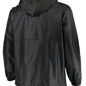 Minnesota United FC Anorak Black Pull Over Jacket Back