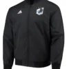 Minnesota United FC Black Zipper Bomber Jacket