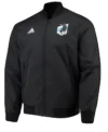 Minnesota United FC Black Zipper Bomber Jacket