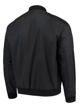 Minnesota United FC Black Zipper Bomber Jacket Back