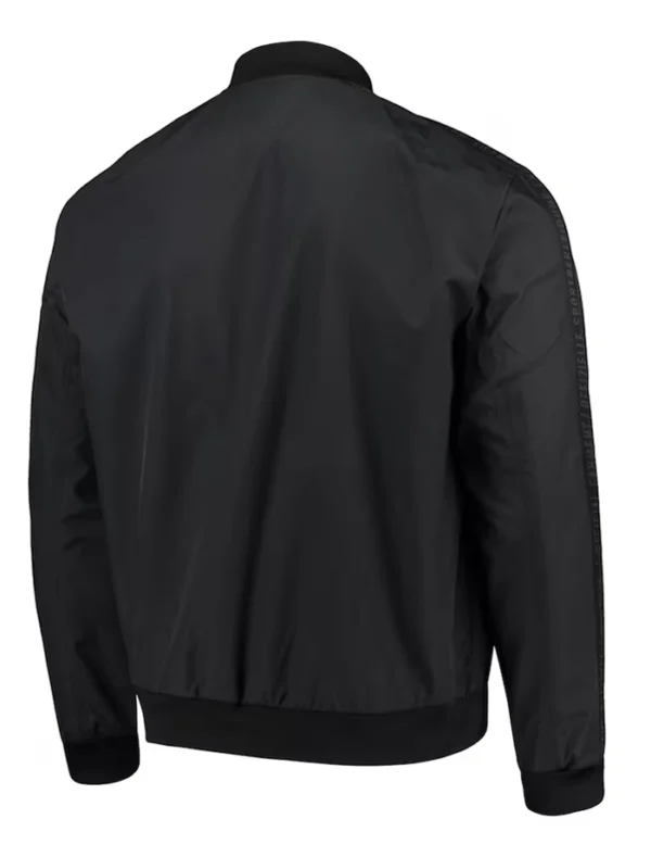 Minnesota United FC Black Zipper Bomber Jacket Back
