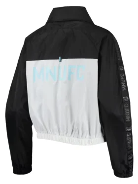 Minnesota United FC Zipper Bomber Jacket Back