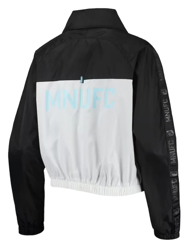 Minnesota United FC Zipper Bomber Jacket Back