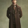 Miss Austen S01 Mr. Lidderdale Brown Coat Side