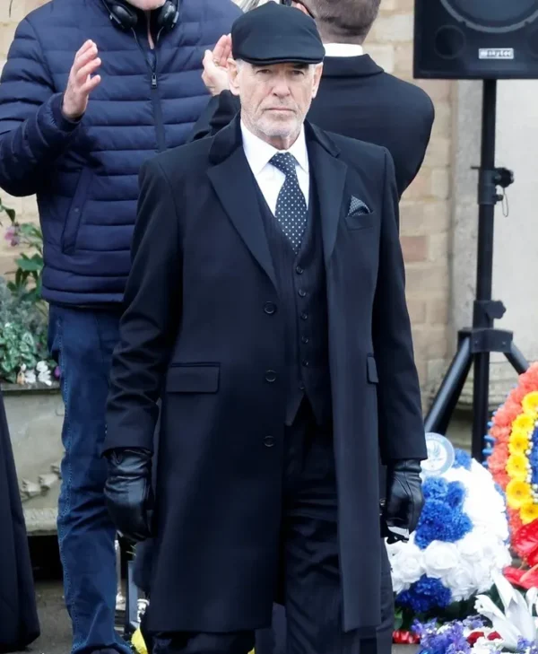 MobLand S01 Conrad Harrigan Black Coat