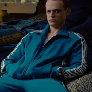 MobLand S01 Eddie Harrigan Blue Track Jacket