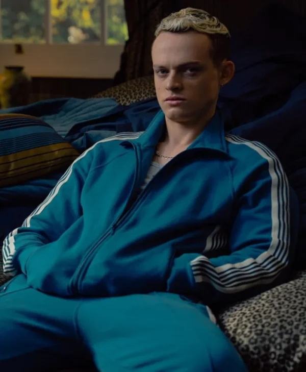 MobLand S01 Eddie Harrigan Blue Track Jacket