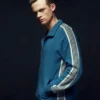MobLand S01 Eddie Harrigan Blue Track Jacket Front