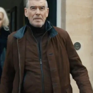 MobLand S01 Pierce Brosnan Brown Jacket