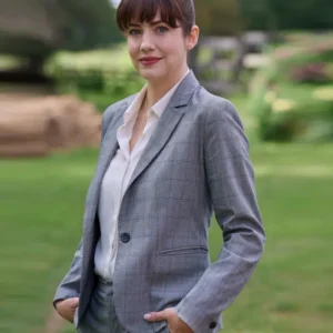My Argentine Heart 2025 Julie Gonzalo Grey Blazer