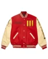 Nas Varsity Red Jacket