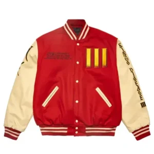 Nas Varsity Red Jacket